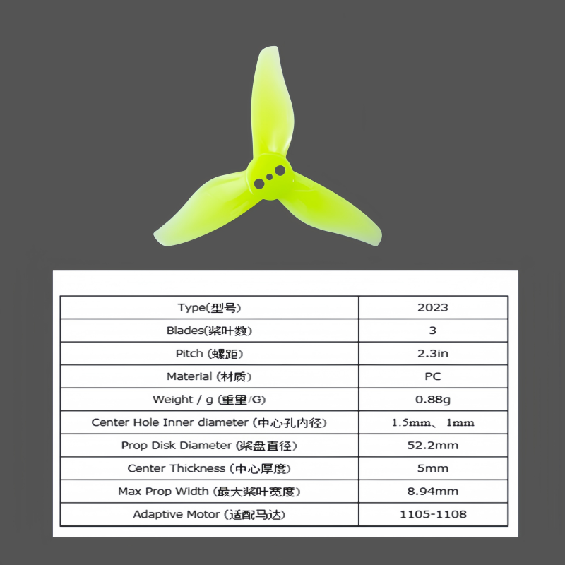 Gemfan 2023 three bladed 2-inc - đánh giá và giá Drone Racing Gate