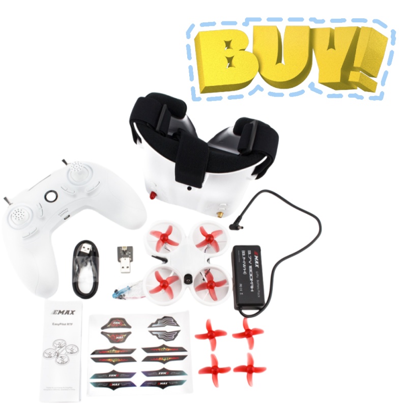 EMAX EZ Pilot 82MM Mini 5.8G I - đánh giá và giá Drone Racing Goggles