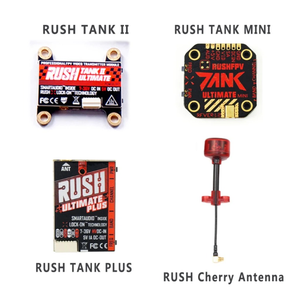 RUSH TANK Ultimate II/Mini/ PL - đánh giá và giá Drone Racing Transmitter
