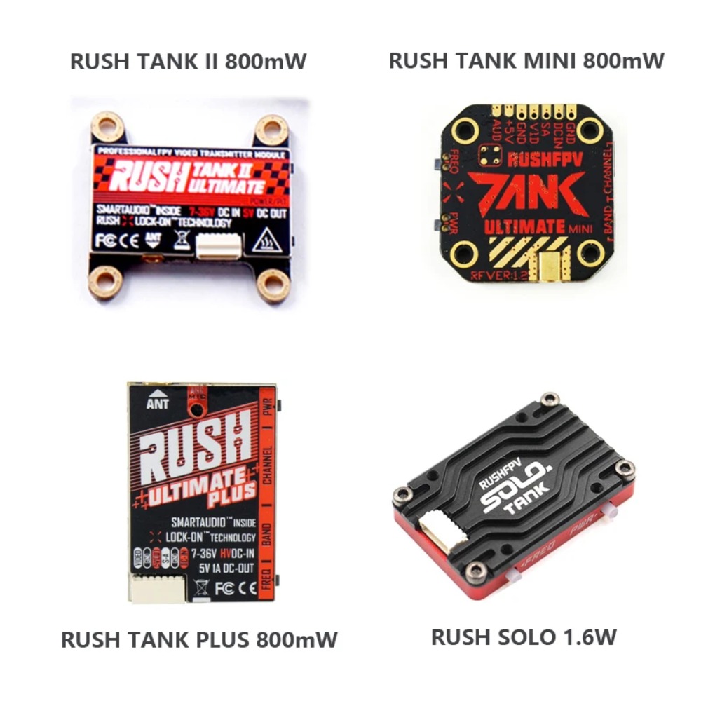 RUSH TANK Ultimate II/Mini/ PL - đánh giá và giá Drone Racing Transmitter