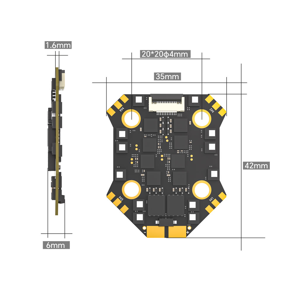 iFlight Borg F7 Mini Stack Fli - đánh giá và giá Drone Racing Esc