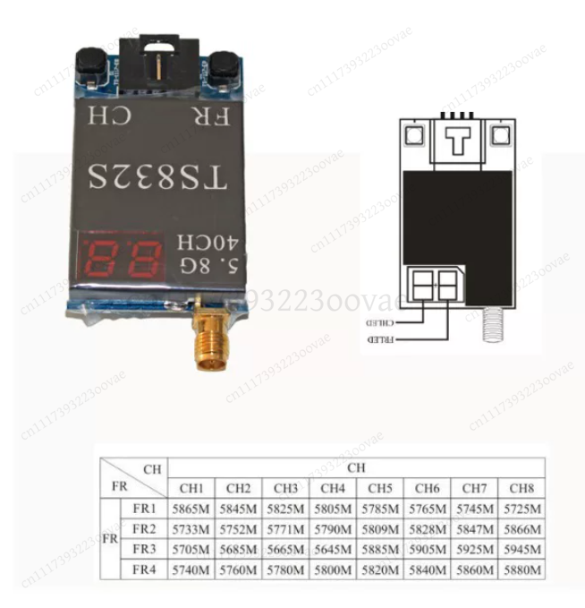 TS832 RC832 5.8G 600mW 48CH FP - đánh giá và giá Drone Racing Transmitter