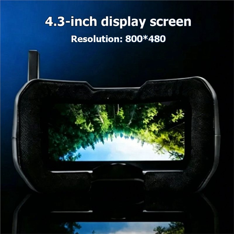 AA84 HGLRC VR001 5.8G FPV Gogg - đánh giá và giá Drone Racing Goggles